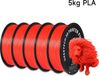 Filament d'imprimante 3D - PLA 1,75 mm - Tolérance de diamètre ±0,03 mm - Longueur 343 mètres - PLA standard - Gris