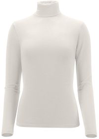 Oroblu Perfect Line Cashmere Turtle Neck Long Sleeve met Col Gebroken Weiß L