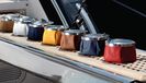 Marine Business Asbak winddicht, zwaar, rood, elegant design, meerkleurig, Eén maat