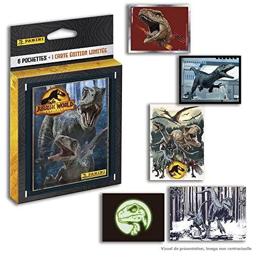 Panini JourASSIC World Le Welt d'Après, blisterverpakking, 6 stuks