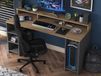 Bureau RAMBO 160 cm noyer/anthracite