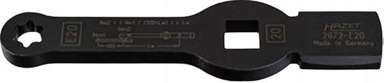 Hazet Torx E18 Sleutel voor Remklauwen - 215mm