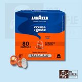 Lavazza Nespresso compatibel - Crema e Gusto FORTE 80 Koffiecups