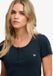 Superdry Athletic Essentials T-shirt met slanke pasvorm Dames Korte mouw Katoen Eclipse Navy Maat 12
