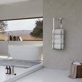 Fortifura Calvi Handdoekrek - 95x25x20cm - chroom