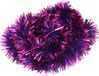 GOLIAT chaîne de sapin de Noël en métal, bleu marine et rose, diamètre 10 cm, longueur 300 cm