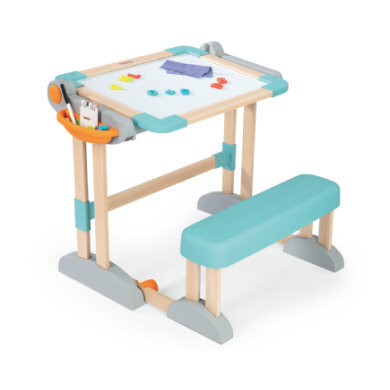 smoby Opvouwbaar houten bureau 2 in