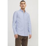 JACK & JONES ESSENTIALS casual overhemd lichtblauw