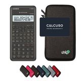 Casio fx-82MS 2nd edition incl. WYNGS Beschermhoes Donkergrijs - Wetenschappelijke Rekenmachine - Basis Pakket