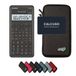 Casio fx-82MS 2nd edition incl. WYNGS Beschermhoes Donkergrijs - Wetenschappelijke Rekenmachine - Basis Pakket