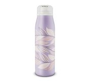 alfi Kids ISO Bottle 500 ml, paars pastel, geïsoleerde drinkfles voor kinderen, roestvrij staal, absoluut dicht met draaisluiting, houdt 12 uur warm, 24 uur koud, drinkfles voor koolzuur, BPA-vrij