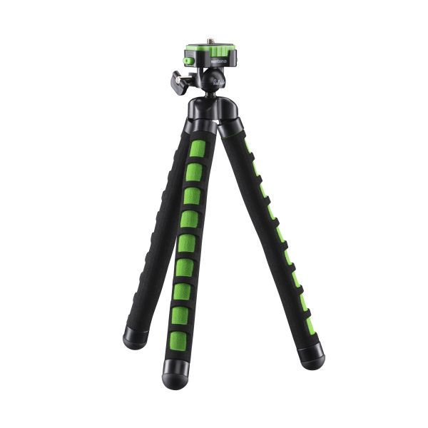Mantona 21401 Tripod - Smartphone/Digital Camera - 3 Legs - Black/Green