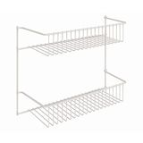 ClosetMaid 8002 2-Tier Wandrek, 12 inch breed