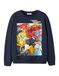 NAME IT Sweatshirt 'Transformers' navy / geel / rood / zwart