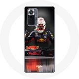 Maniacase Hoesje voor Xiaomi Redmi Note 10 Pro Formule 1 Max Verstappen F1 Coureur Red Bull RB15