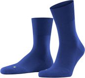 FALKE Run eenkleurig katoen functioneel materiaal sokken unisex blauw - maat 46-48