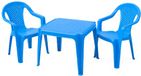 Pro Garden Kinder Tuinset - Blauw - Kunststof - Kindertafel en Stoeltje - Binnen/Buiten
