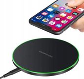 XPart 15W snellader met inductielaadfunctie, geschikt voor alle telefoons + USB-C QI-kabel