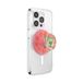 PopSockets MagSafe Telefoongreep met kickstand, magnetische standaard, swappable top, veilige houder voor iPhone MagSafe-hoesjes, telefoon- en tabletgrip, Pokemon Grass Type - Sprigatito Stretch
