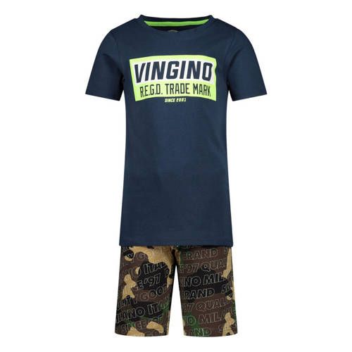 Vingino WALBERTO Shortama - Donkerblauw/Army