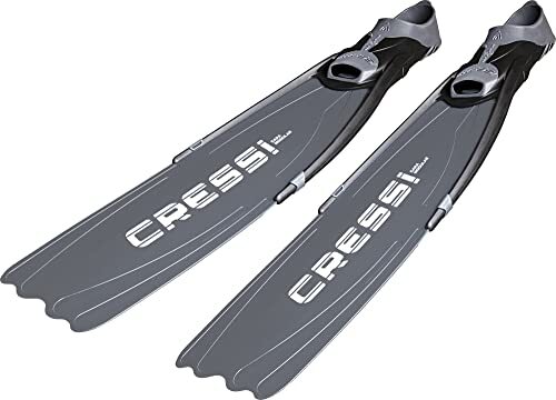 Cressi Unisex Gara Modulaire Nery Duikvinnen, Zwart/Zilver, Maat 46/Maat 47