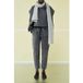 10DAYS Foulard doux en tricot poilu Gris clair chiné