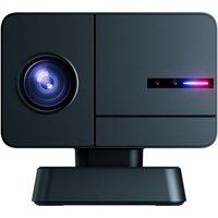 ELVANZA 1080P HD-projector met volledig automatische scherpstelling, slimme woonkamerprojector, Blu-ray-projector, zwart