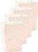 Partydeco Popcorn/snoep bakjes - 24x - roze/goud stippen - karton - 7 x 7 x 12 cm