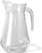 Gerimport Water karaf - schenkkan - glas - 1.3 liter - hoogte 22 cm - waterkan