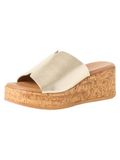 Tamaris - Dames - Muiltjes - Metallic - Leer - Sleehak - 5-7 cm