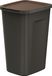 Bac à bouteilles 50 litres, marron, avec couvercle, système modulaire, adapté au tri des déchets