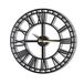 Decoratieve metalen wandklok met Romeinse cijfers, 70 x 70 cm