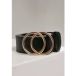 Urban Classics Ceinture à boucle pour hommes, noir (Black 00007), XL