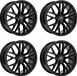Carmani 4 jantes, modèle 20 Ludwig, 6.5x16 pouces, ET50, 5x108 entraxe, adapté pour Ford C-Max, Focus, Galaxy/S-Max, Kuga, Mondeo, Transit/Tourneo