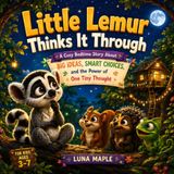 Little Lemur Thinks It Through: A Cozy Bedtime Story About Big Ideas, Smart Choices, and the Power of One Tiny Thought