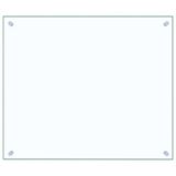 vidaXL - Spatscherm - keuken - 70x60 - cm - gehard - glas - transparant