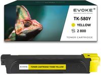 Evoke Yellow Toner for Kyocera TK-580Y (2800 Pages) for Ecosys P6021/P6021CDN and FS-C5150/C5150DN