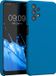 kwmobile telefoonhoesje geschikt voor Samsung Galaxy A32 5G - Hoesje met siliconen coating - Smartphone case in rifblauw