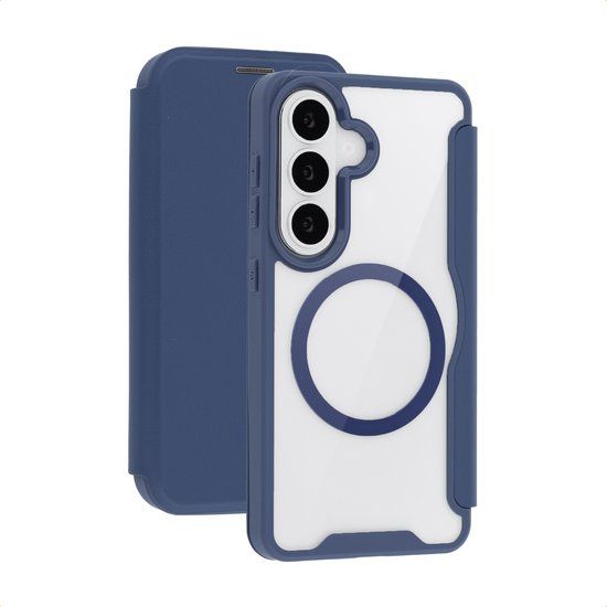 imoshion Transparante Bookcase met MagSafe voor de Samsung Galaxy S26 - Blauw