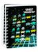 Quo Vadis Space invaders Euro tekst 1281038Q dagkalender, spiraalbinding, 12 x 17 cm, jaar 2017-2018