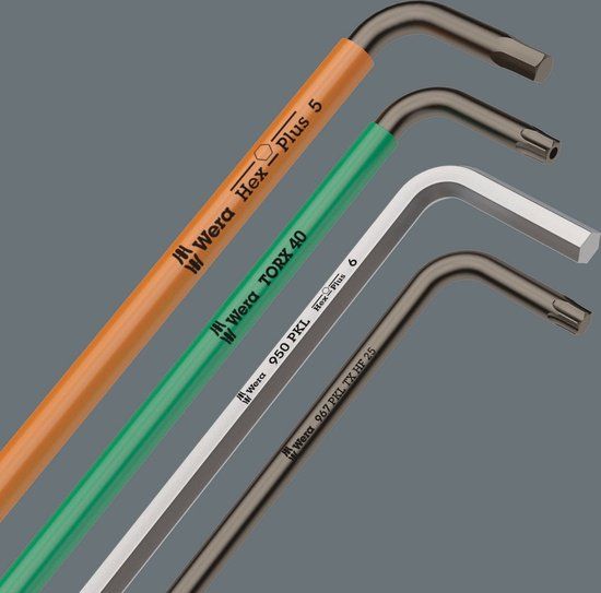 Wera 967 XL HF Torx Stiftsleutel met Vasthoudfunctie - Lang - T9 x 101mm