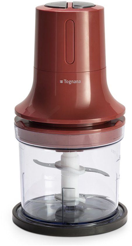 Tognana Porcellane D2DTU02IRRO elektrische hakmolen 0,5 l 400 W Rood