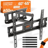 RICOO S6144 TV Muur-Beugel Draaibaar Kantelbaar 32-55 Inch