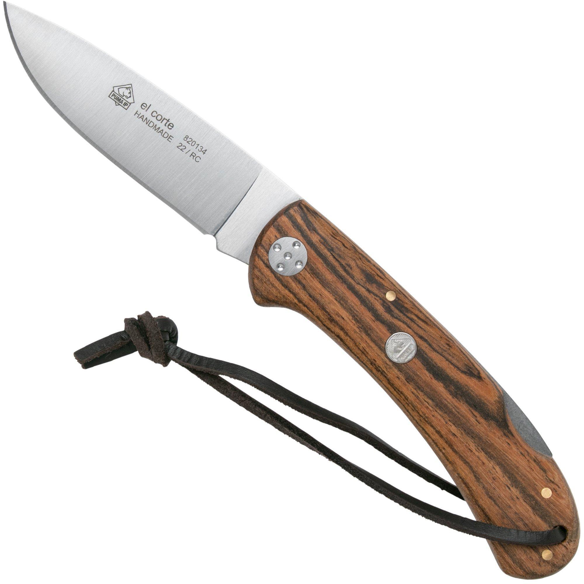 PUMA IP El Corte, bocote-hout 820134 zakmes