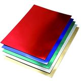 Verpakking van 10 dozen, groen, metallic, afmetingen 50 x 65 cm, 230 g