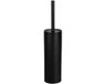 Unyqoos® Toiletset en céramique noir élégant avec tête de brosse en silicone remplaçable