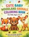 Cute Baby Woodland Animals Coloring Book