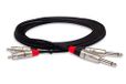 Hosa HPR-003X2 Pro kabel (REAN, 6,3 mm, TS/cinch, 1 m)