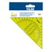 Milan Carré Géométrique Flexible Et Résistant 14 cm