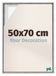 yd Cadre photo 50x70 cm Argent mat - Cadre pour toile - MDF Lyon